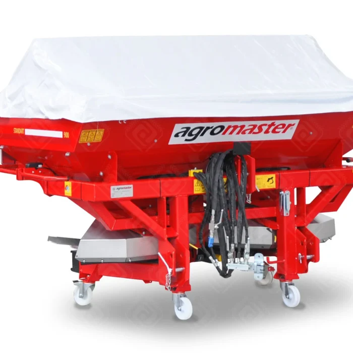 he Agromaster FIRTINA Fertilizer Spreaders, supplied by Agriserv Uganda, are designed for efficient, accurate fertilizer application across Ugandan farming conditions. These mounted spreaders feature double stainless-steel discs and are available in 900L, 1200L, and 1500L capacities, with working widths ranging from 10 to 36 meters, making them suitable for smallholders, estates, and large-scale commercial farms.